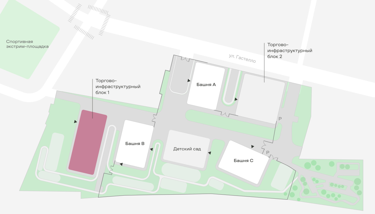 Планировка лота