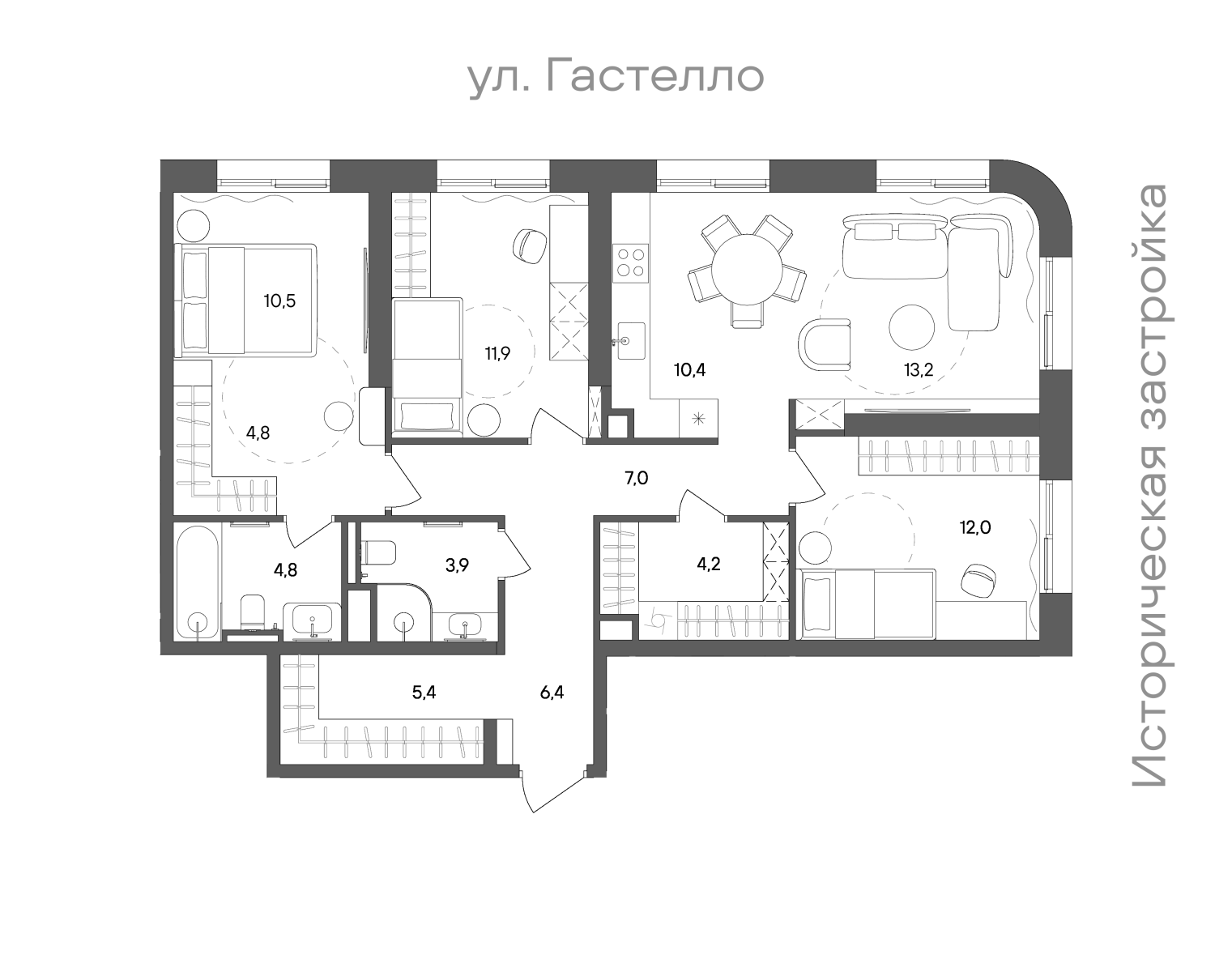 Планировка лота
