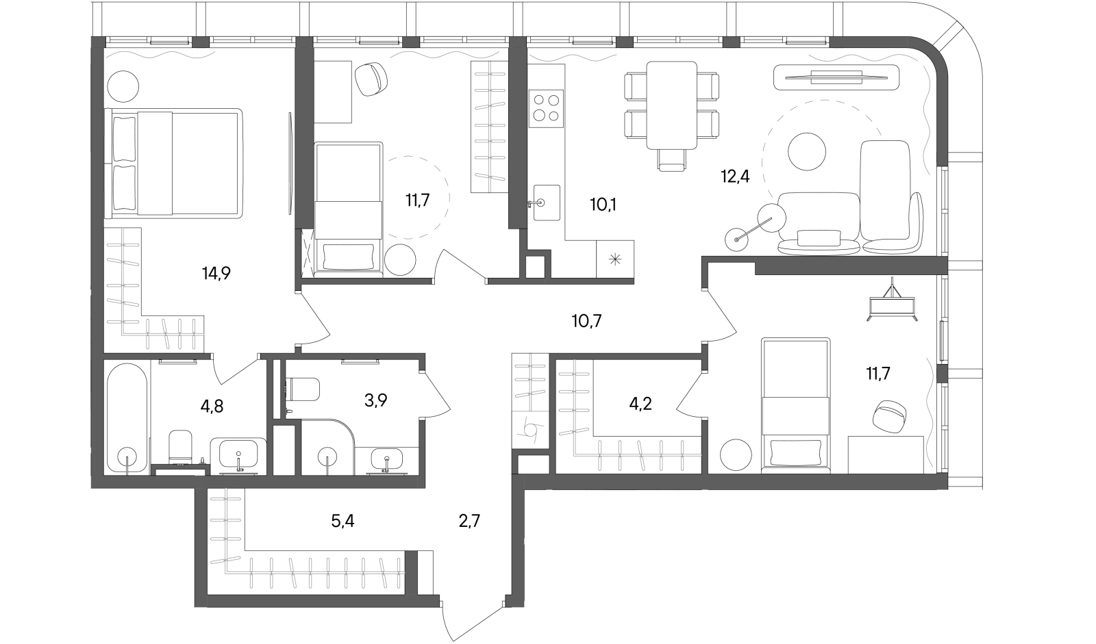 Планировка лота