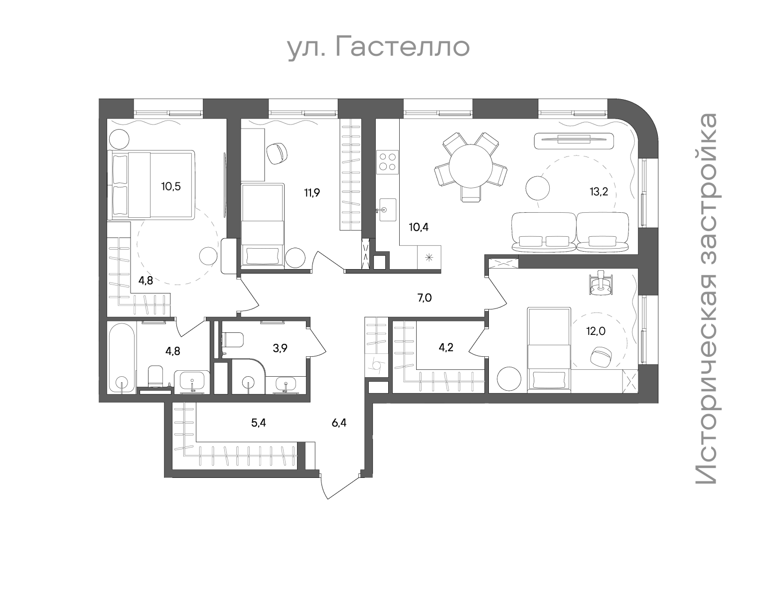 Планировка лота