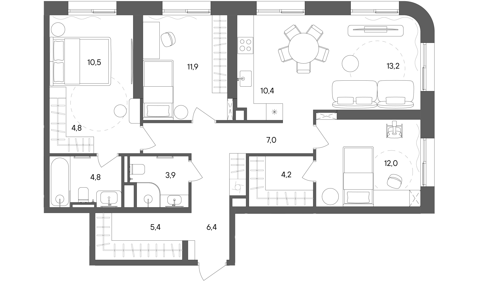 Планировка лота
