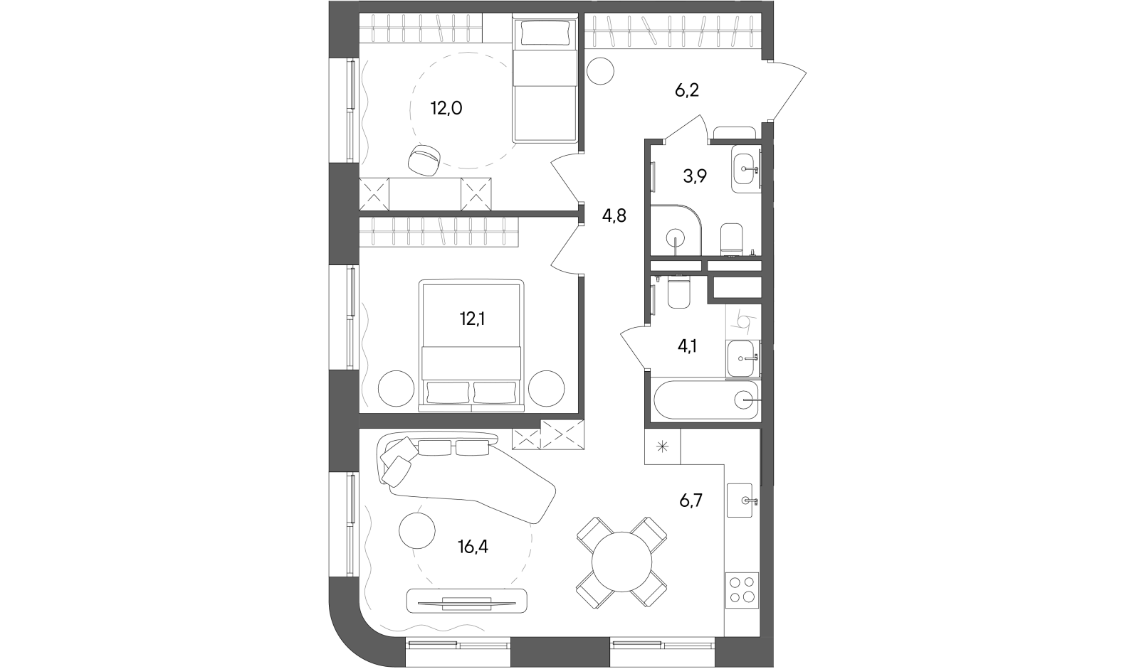 Планировка лота