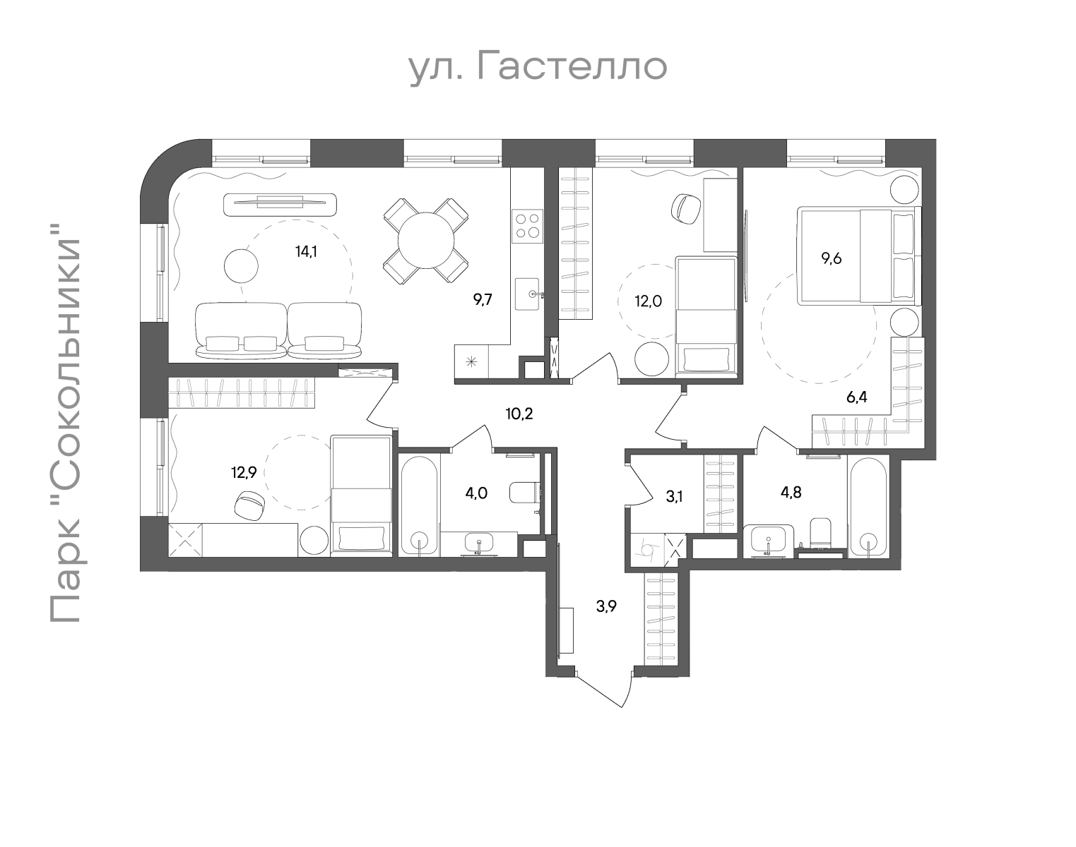 Планировка лота