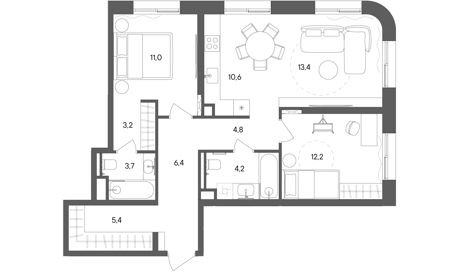 Планировка лота
