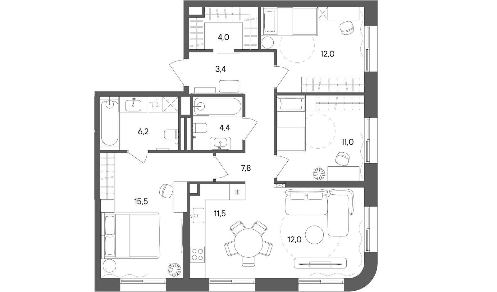 Планировка лота