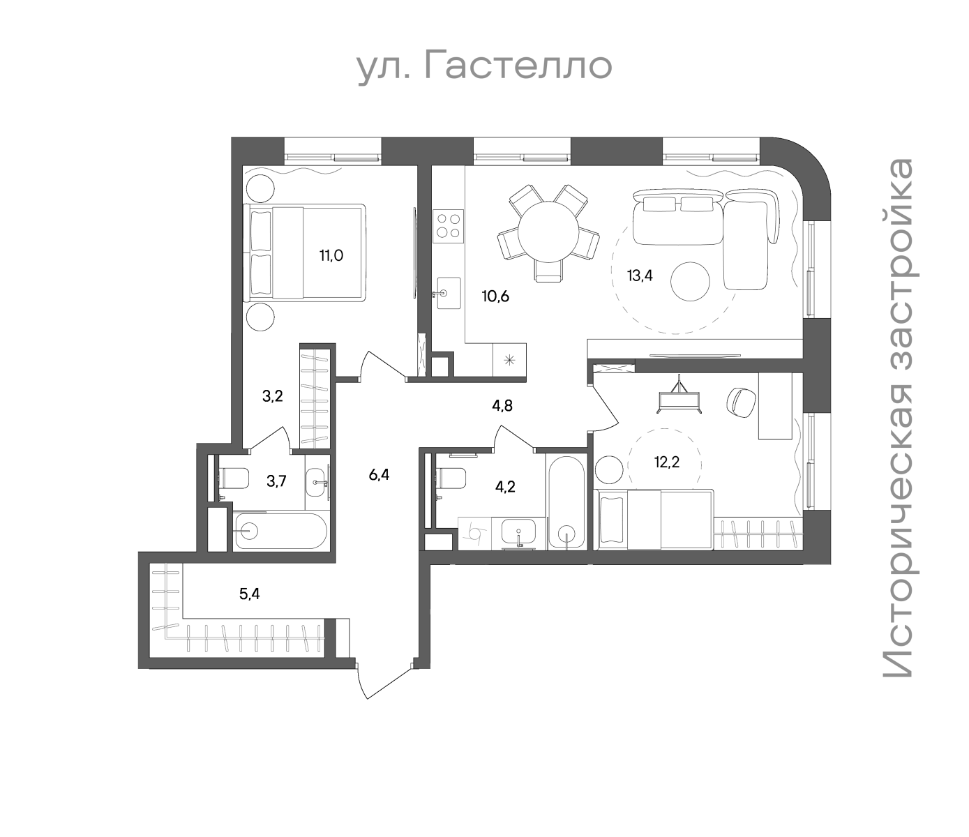 Планировка лота