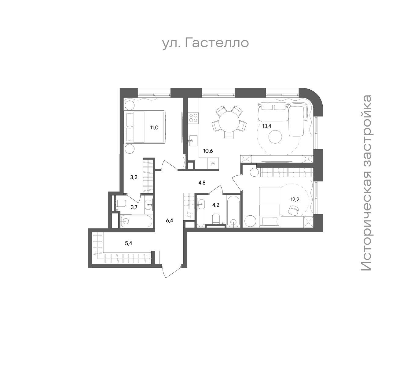 Планировка лота