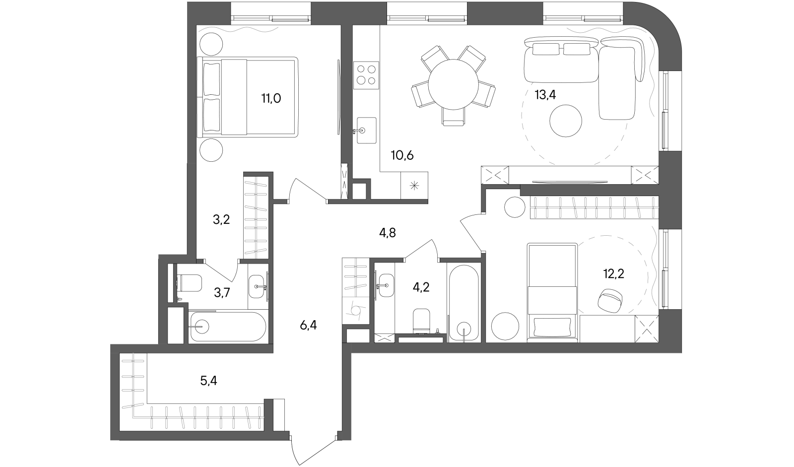 Планировка лота