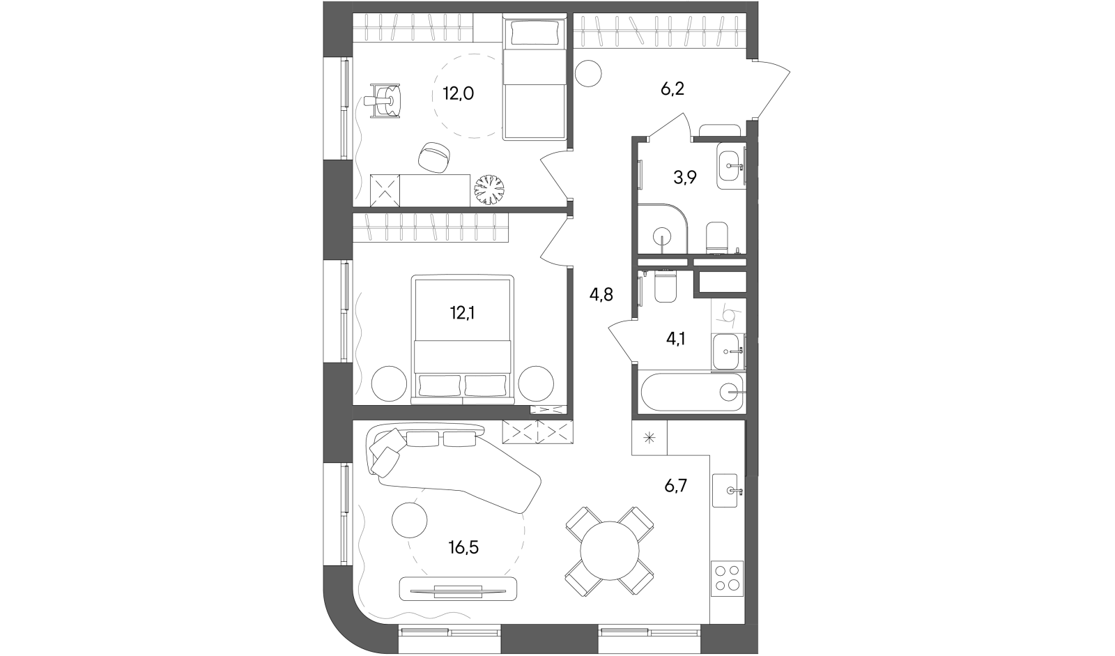 Планировка лота