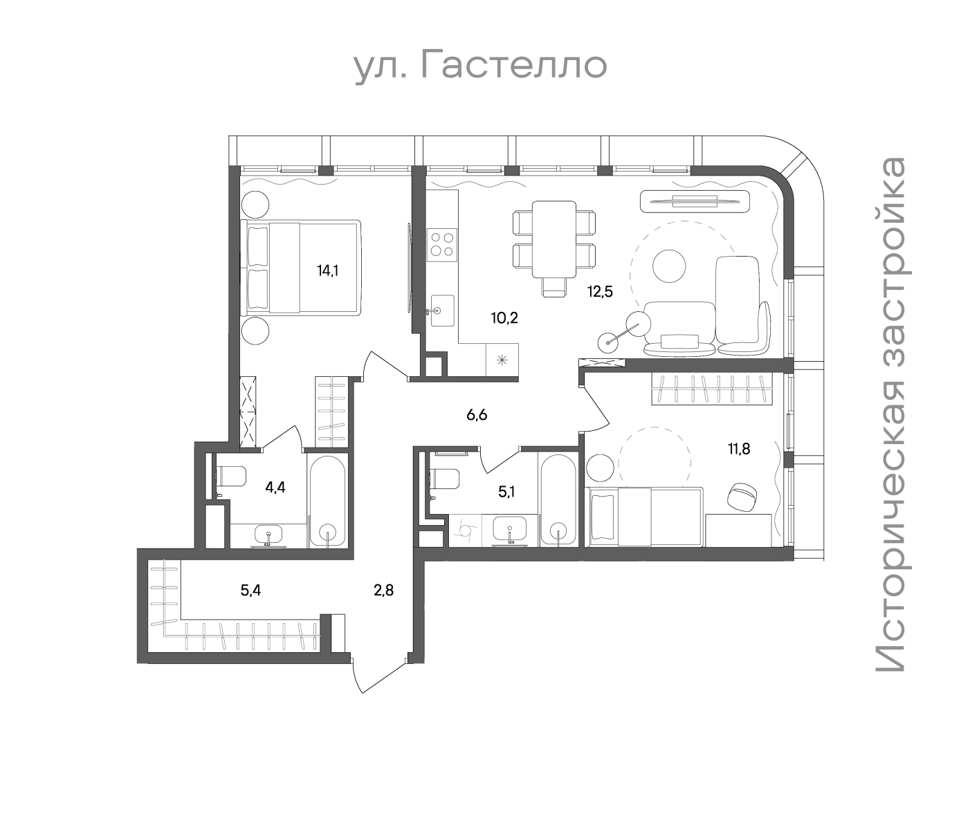 Планировка лота