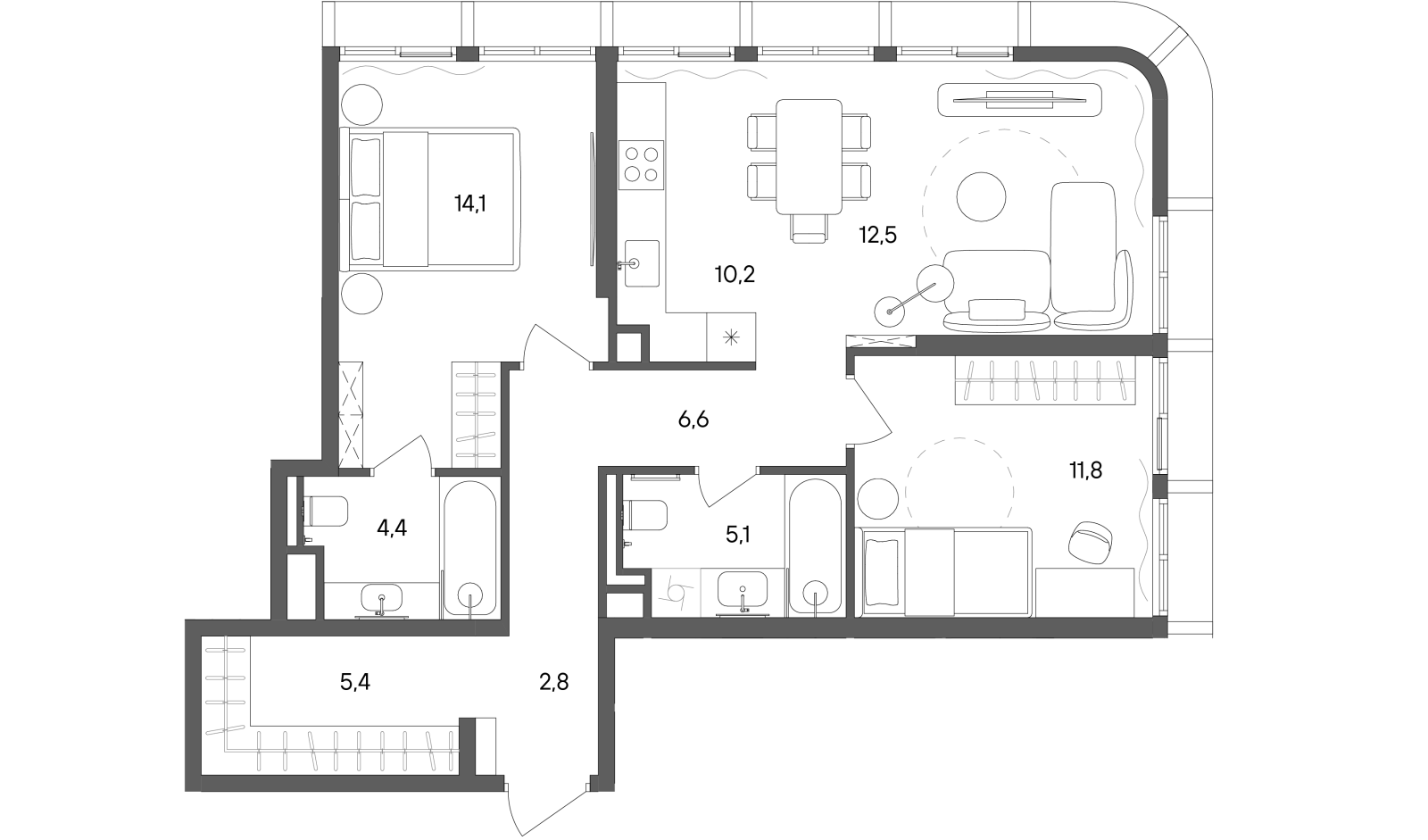 Планировка лота