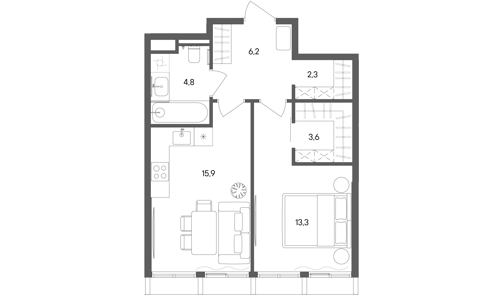 Планировка лота