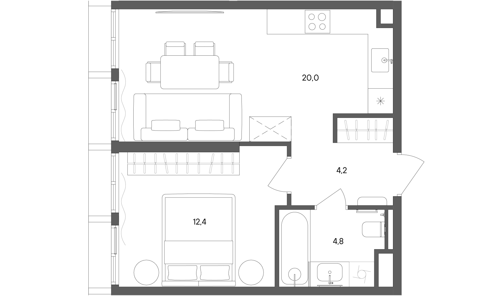 Планировка лота