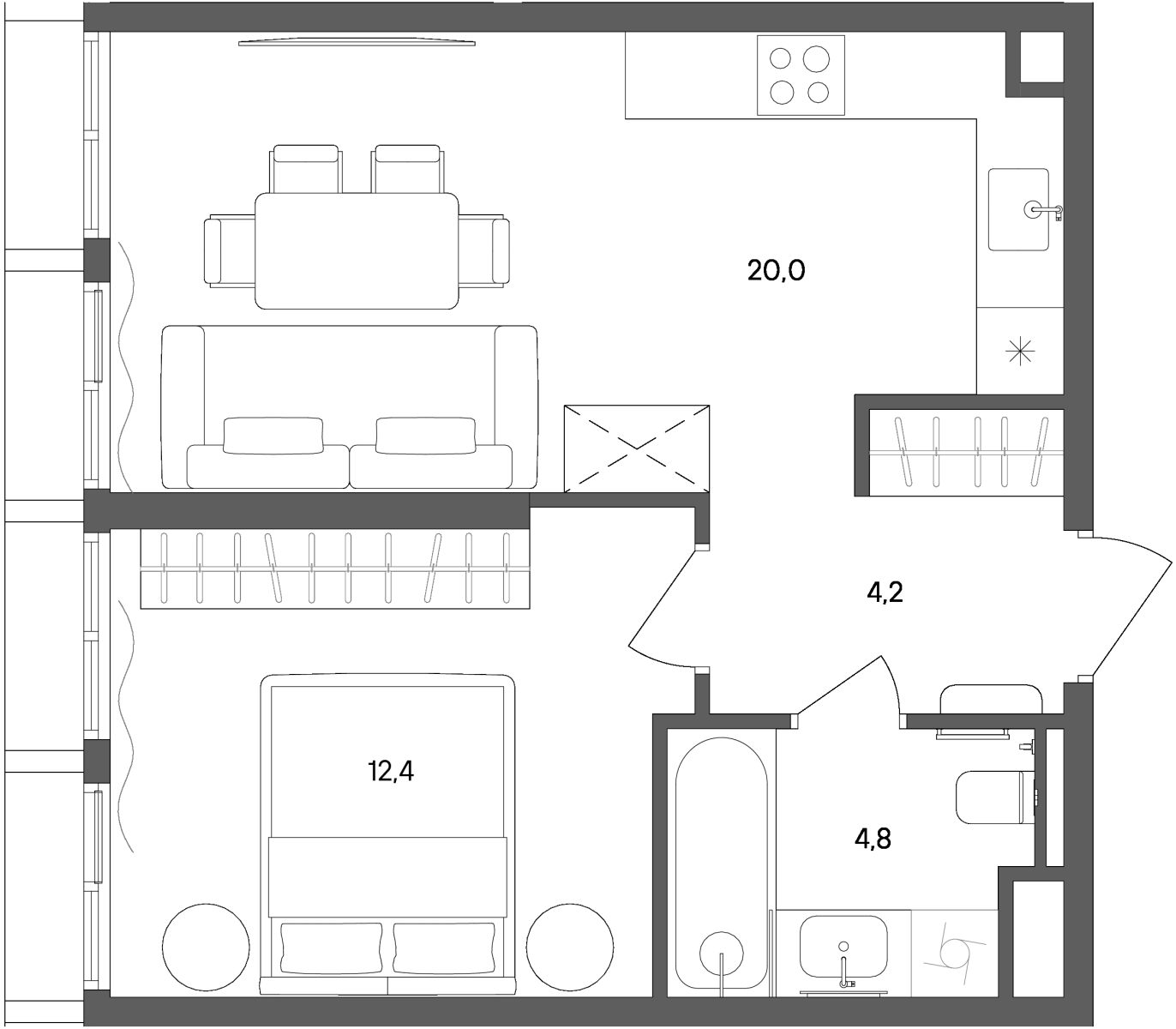 Планировка лота