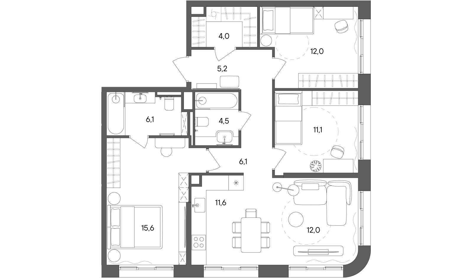 Планировка лота