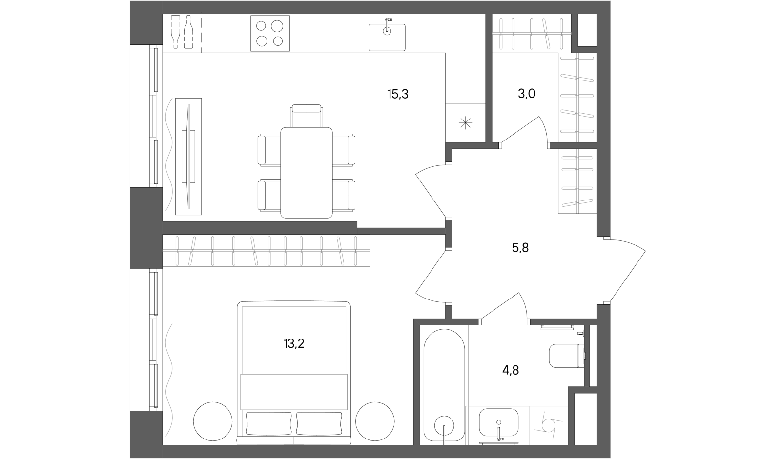 Планировка лота