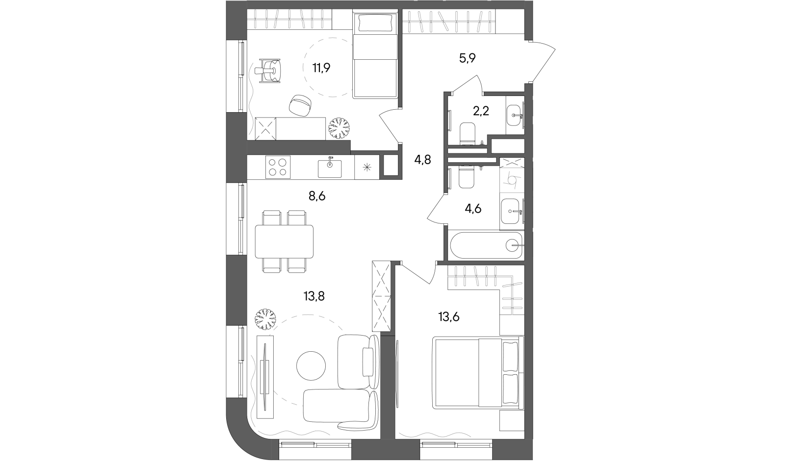 Планировка лота