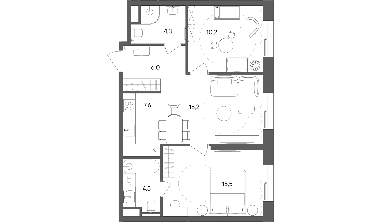 Планировка лота