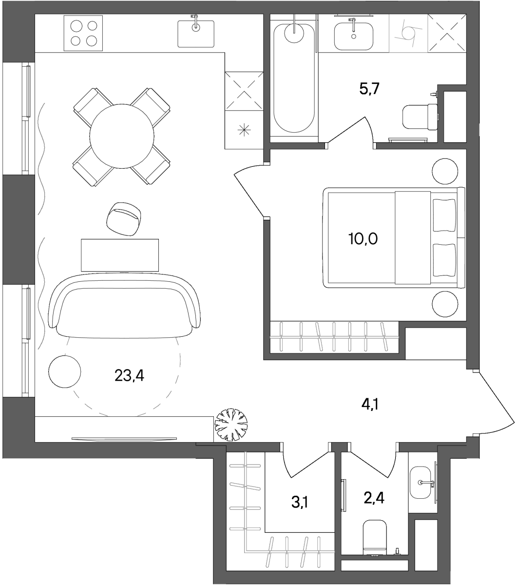 Планировка лота