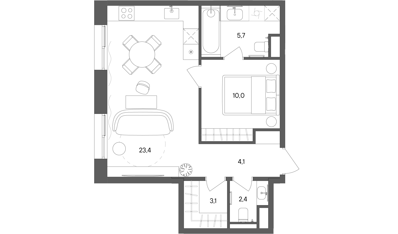 Планировка лота
