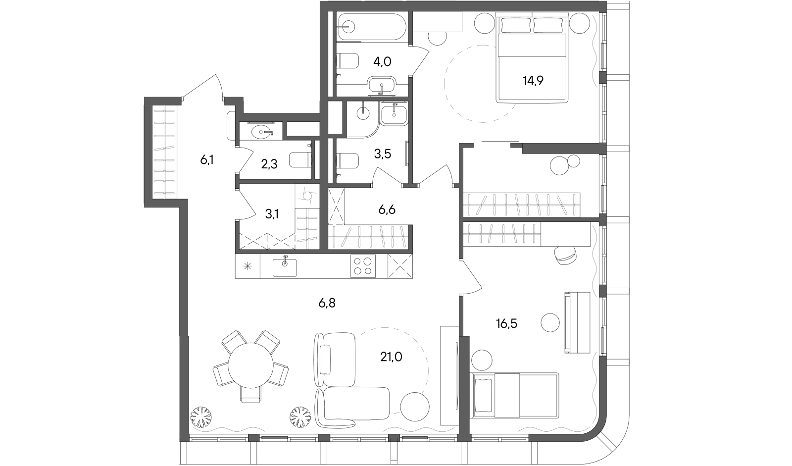 Планировка лота