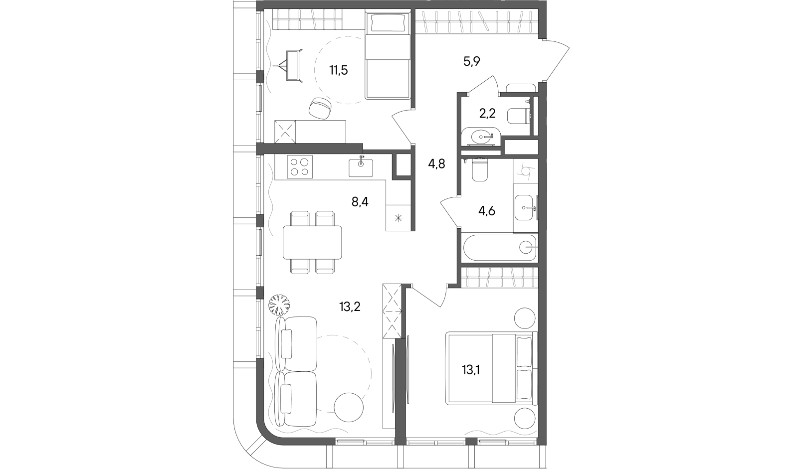 Планировка лота