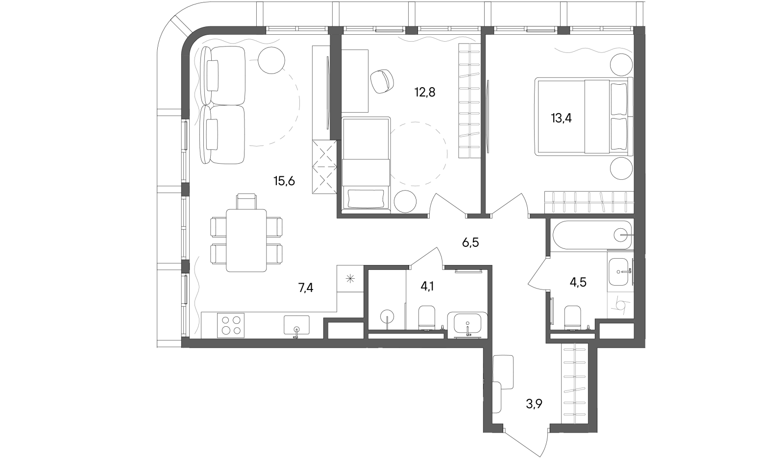 Планировка лота