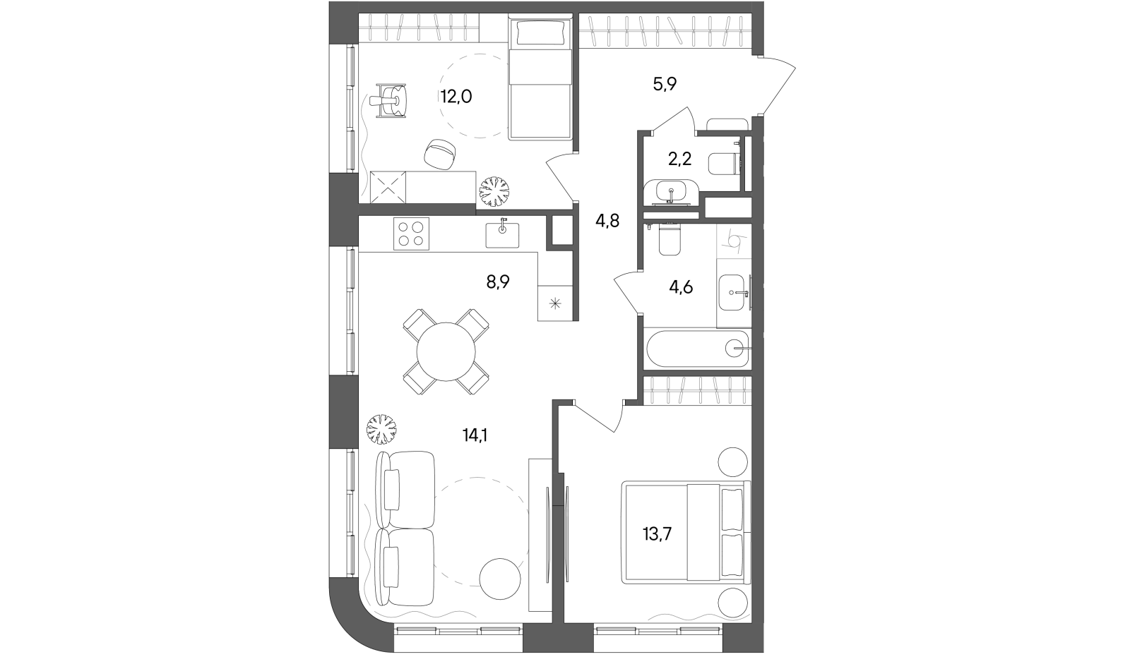 Планировка лота