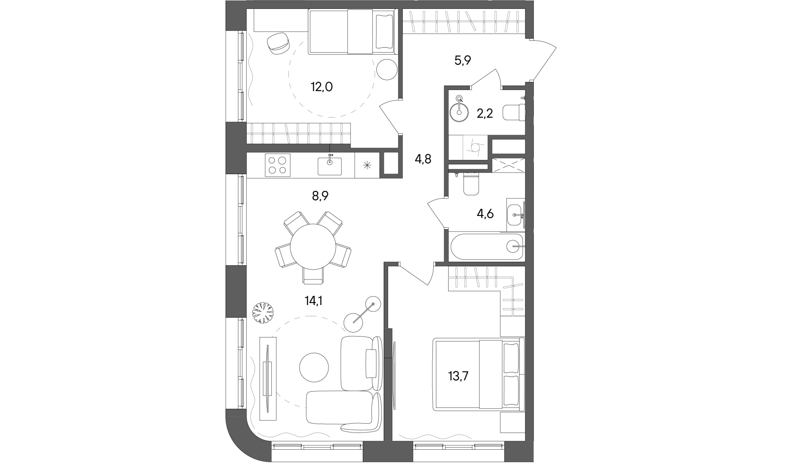 Планировка лота