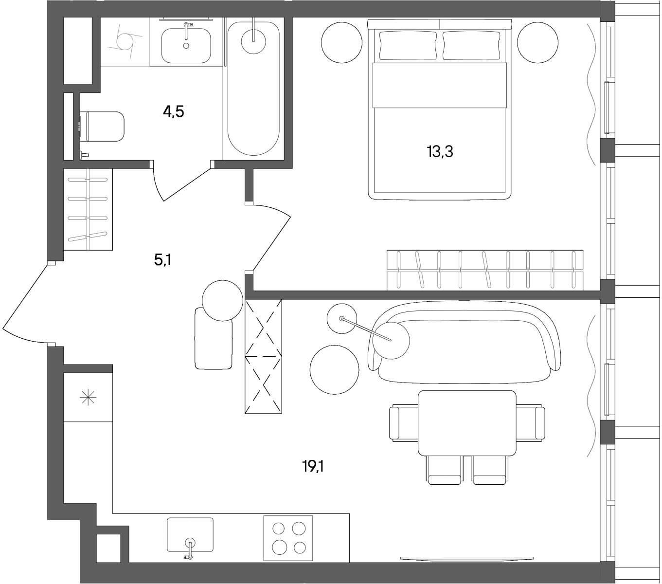 Планировка лота