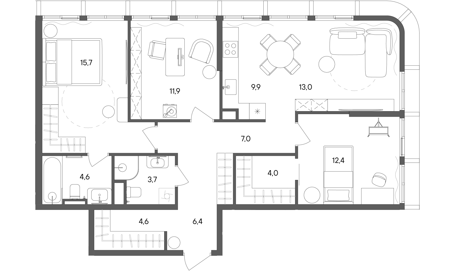 Планировка лота