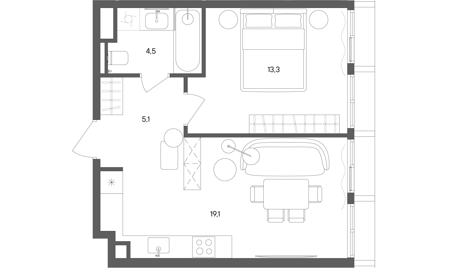 Планировка лота