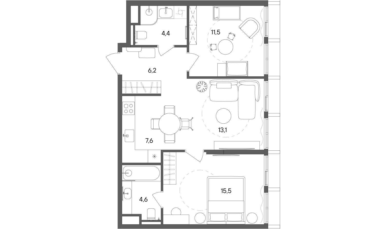 Планировка лота