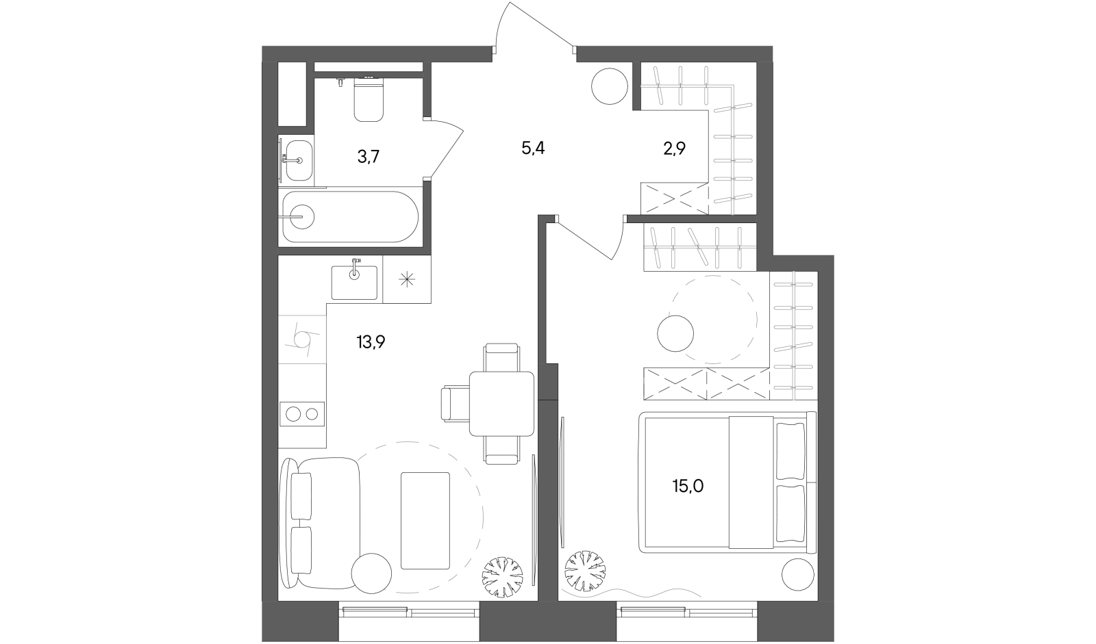 Планировка лота