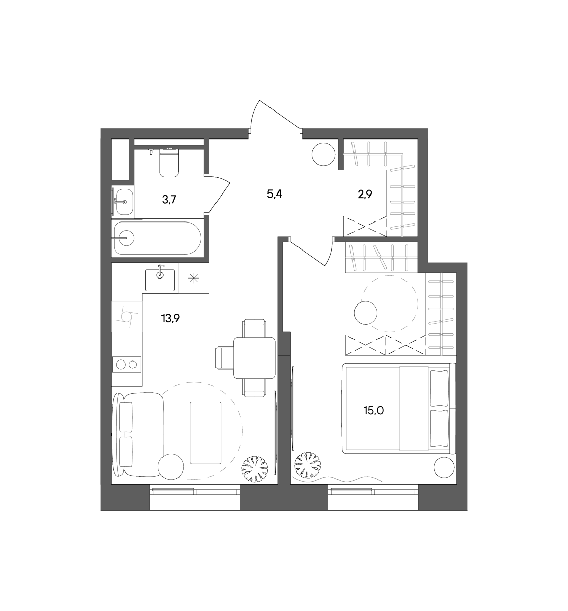 Планировка лота