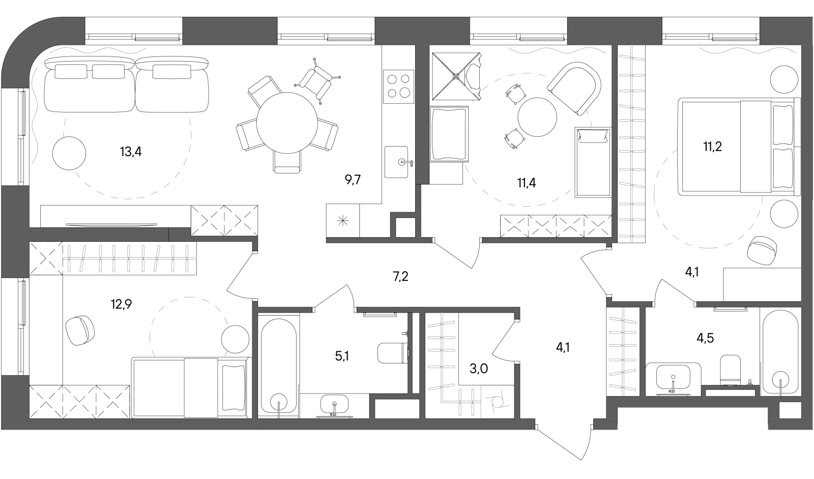 Планировка лота