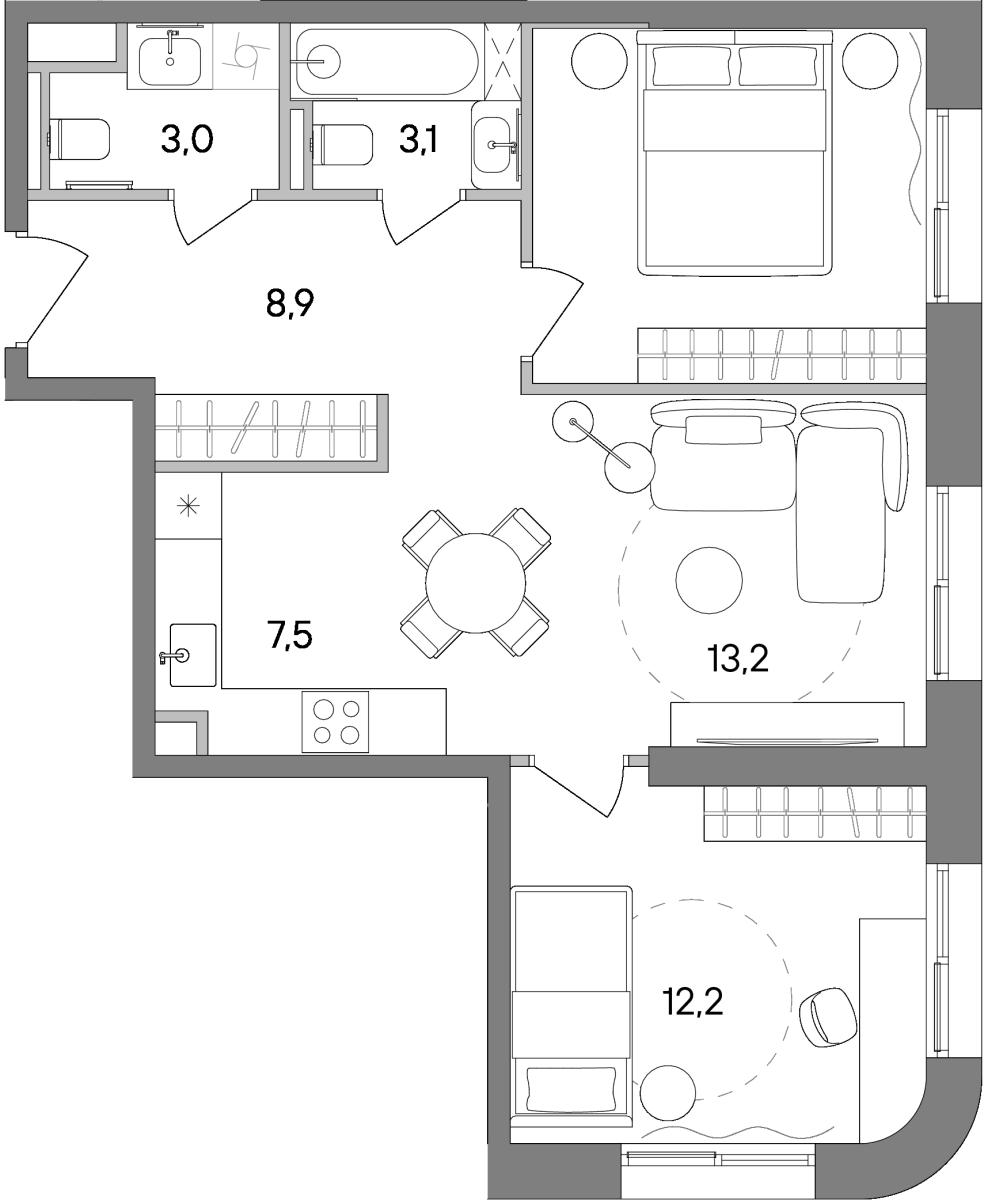 Планировка лота