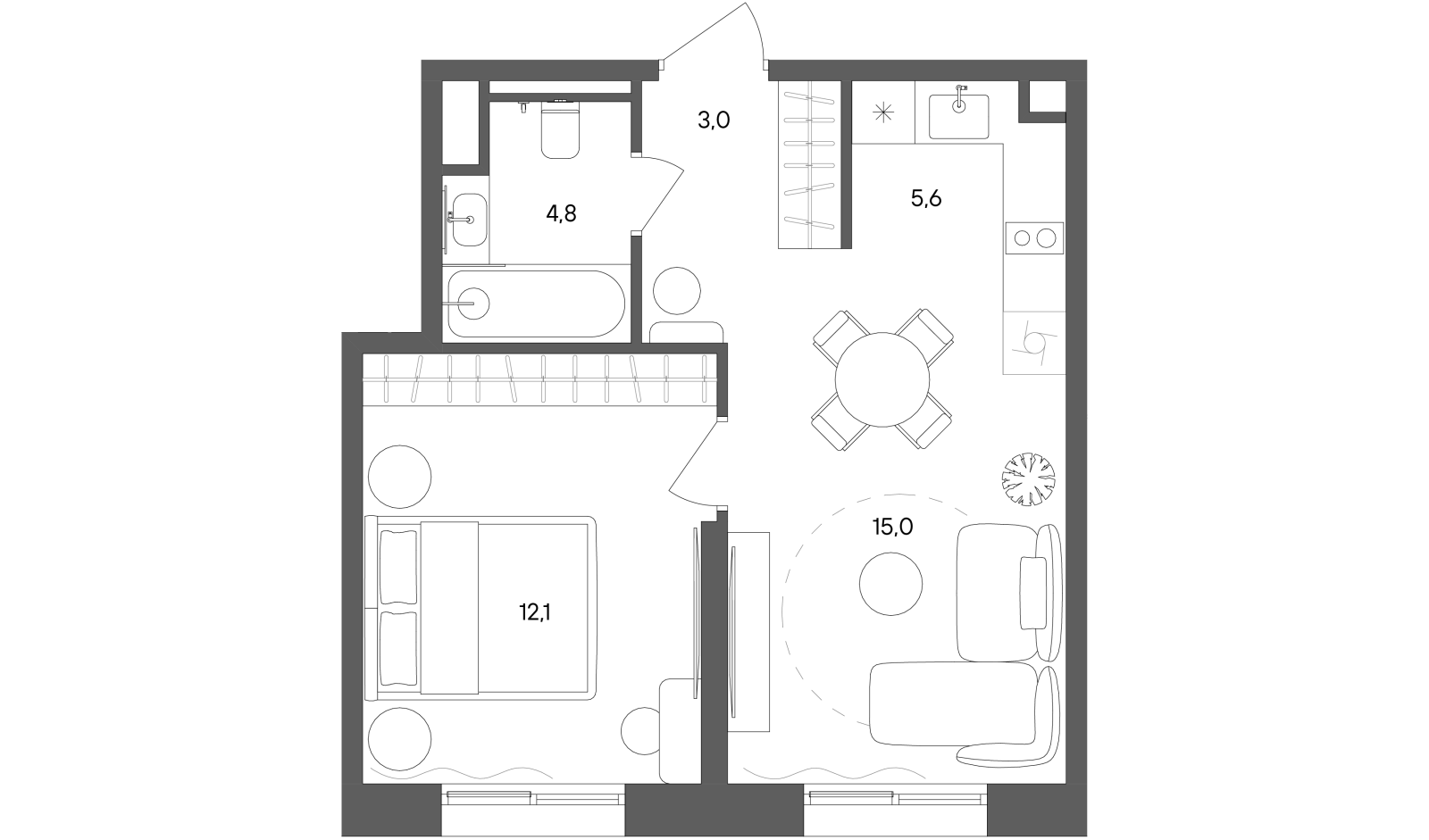 Планировка лота