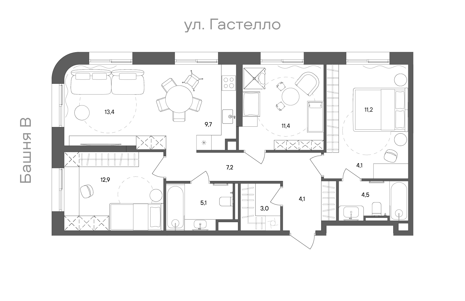 Планировка лота