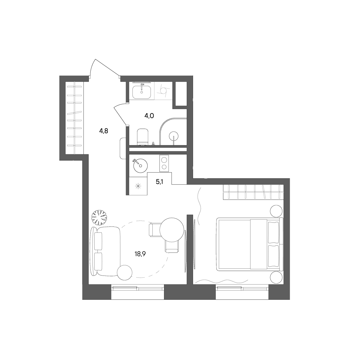 Планировка лота