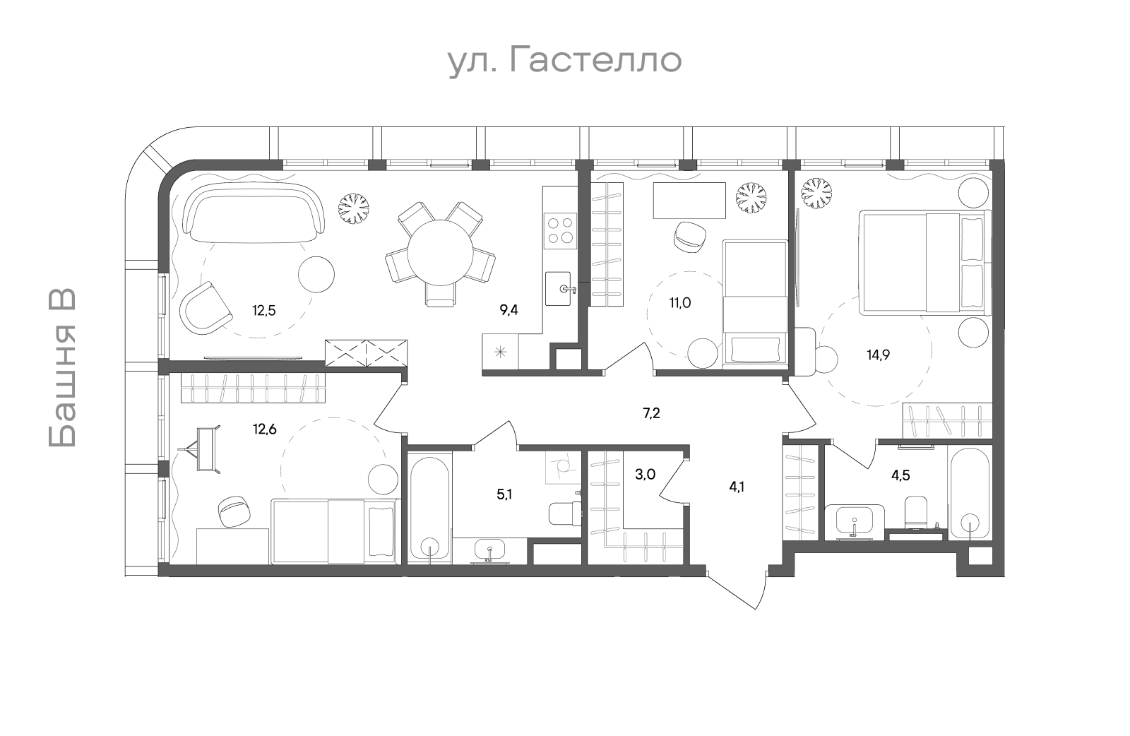 Планировка лота