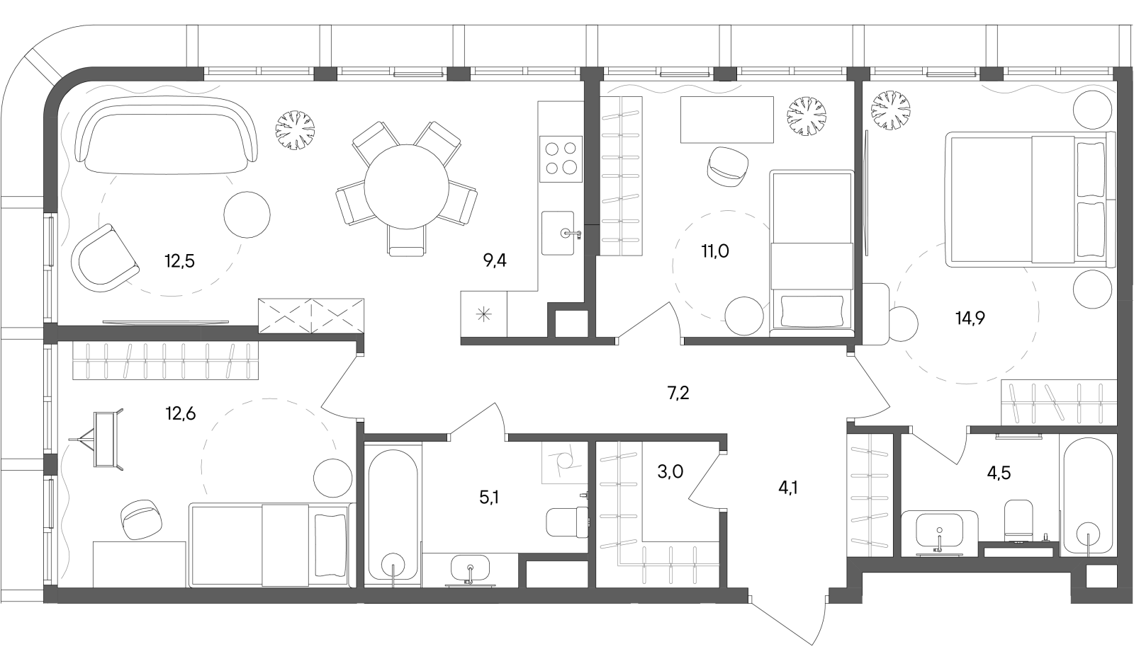 Планировка лота