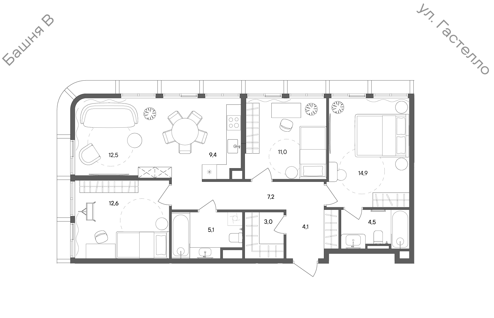 Планировка лота