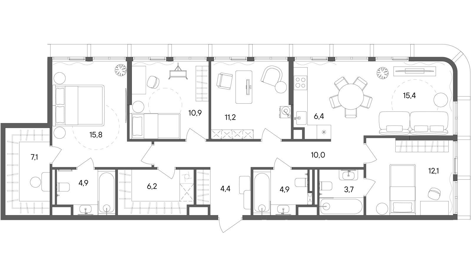 Планировка лота