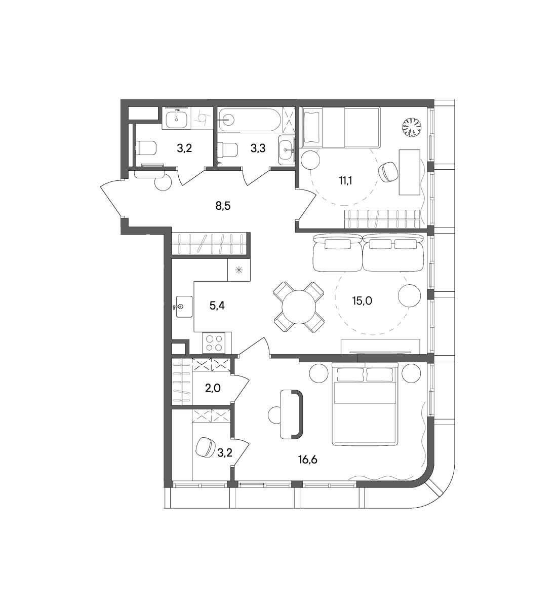 Планировка лота