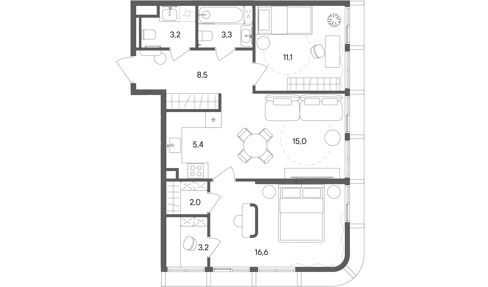 Планировка лота