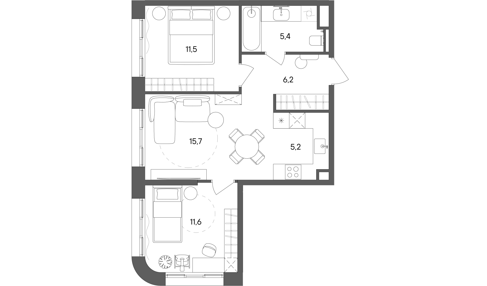 Планировка лота