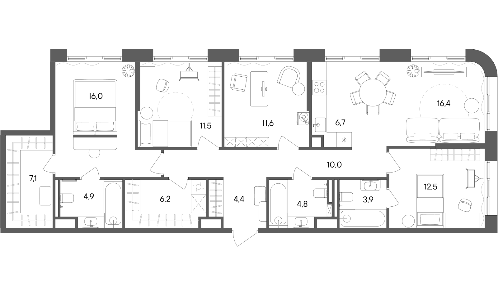 Планировка лота