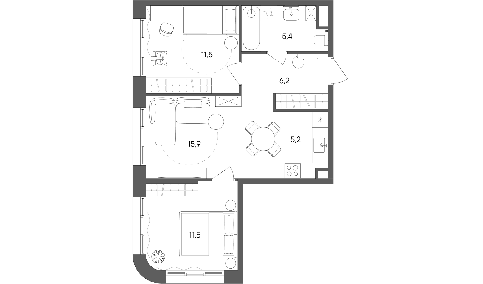 Планировка лота