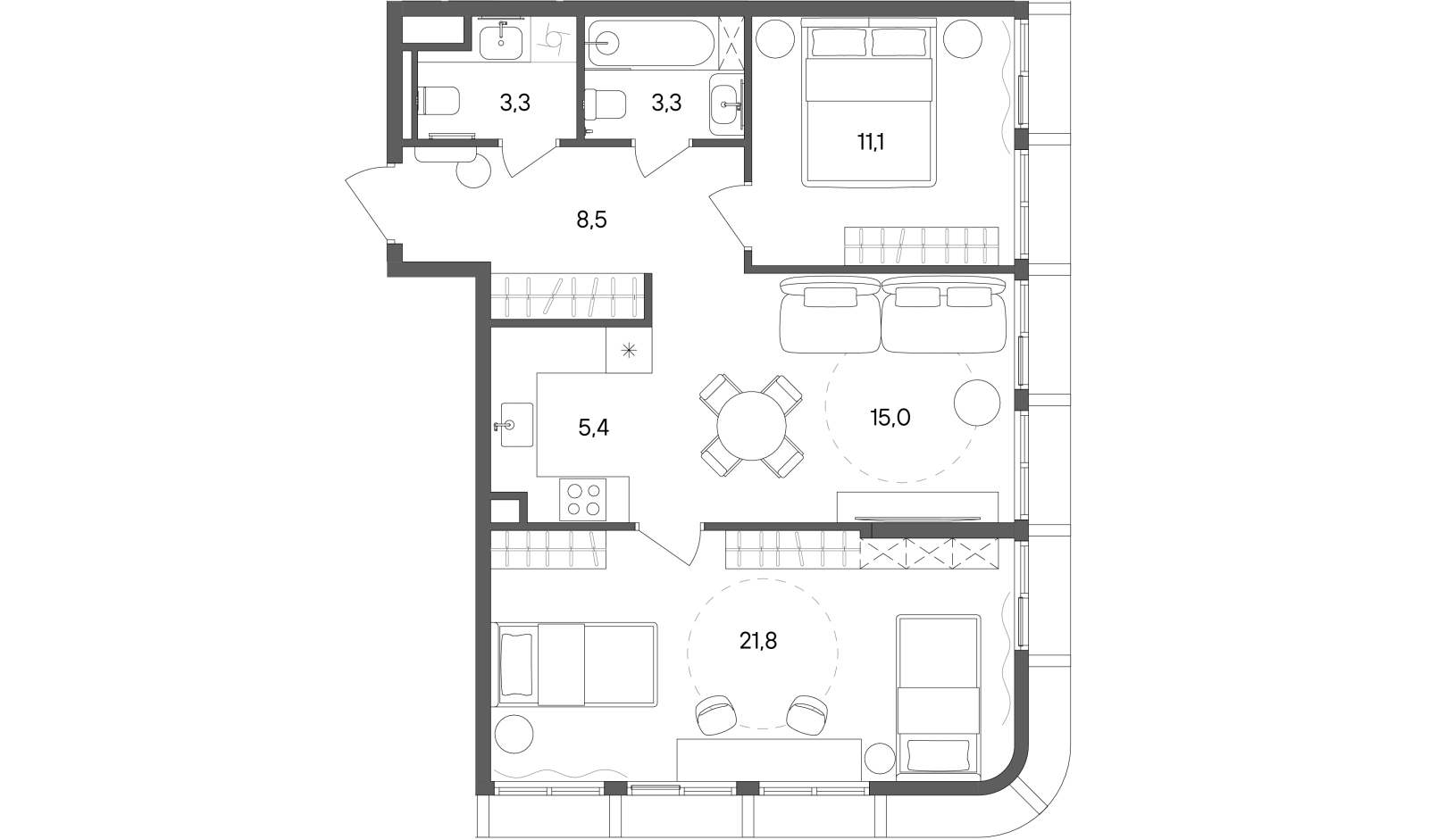 Планировка лота